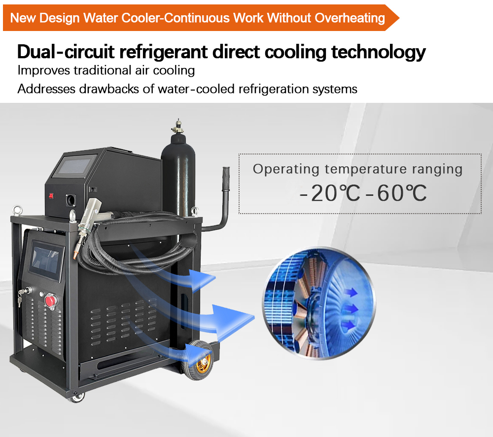 4 in1 refrigerant welding machine