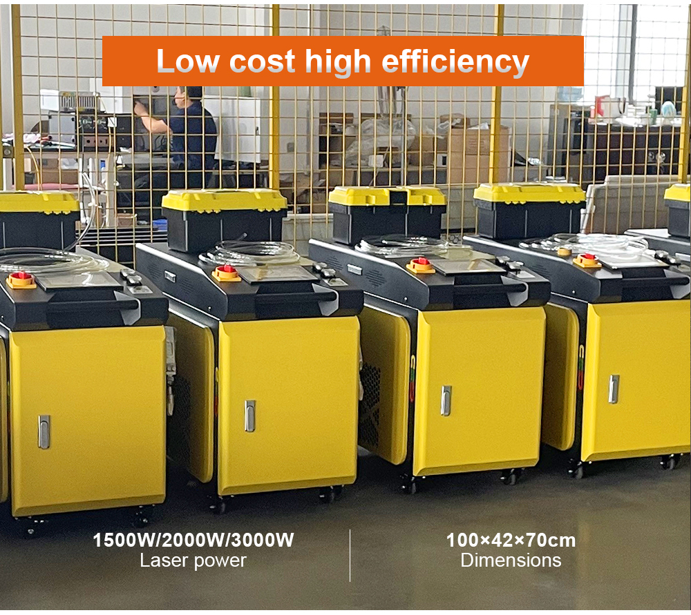 4 in 1 laser welding machine, welding carbon steel, stainless steel, aluminum alloy