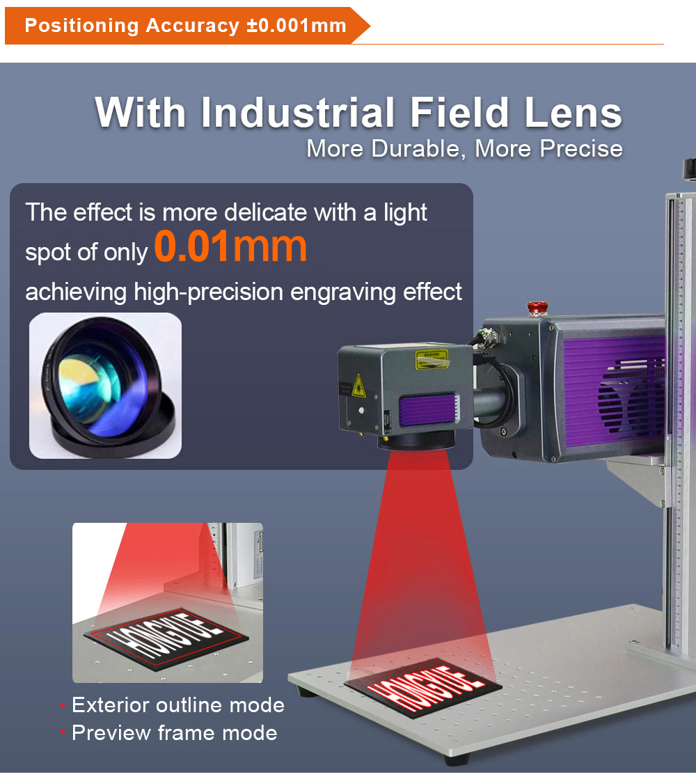 UV integrated laser marking machine