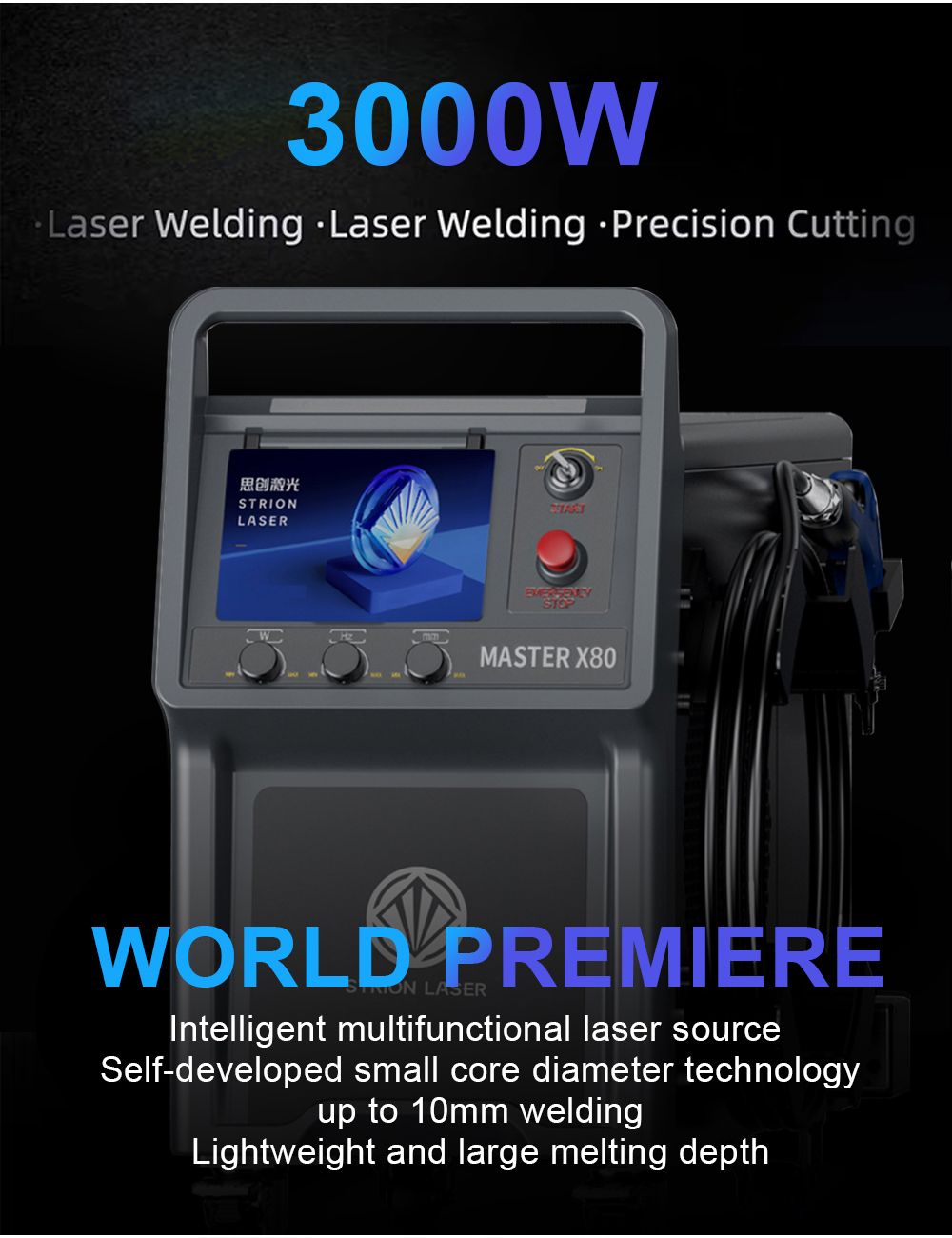 Refrigerant laser welding machine