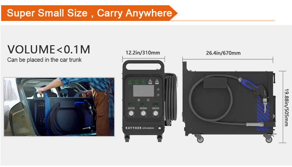 Refrigerant laser welding machine
