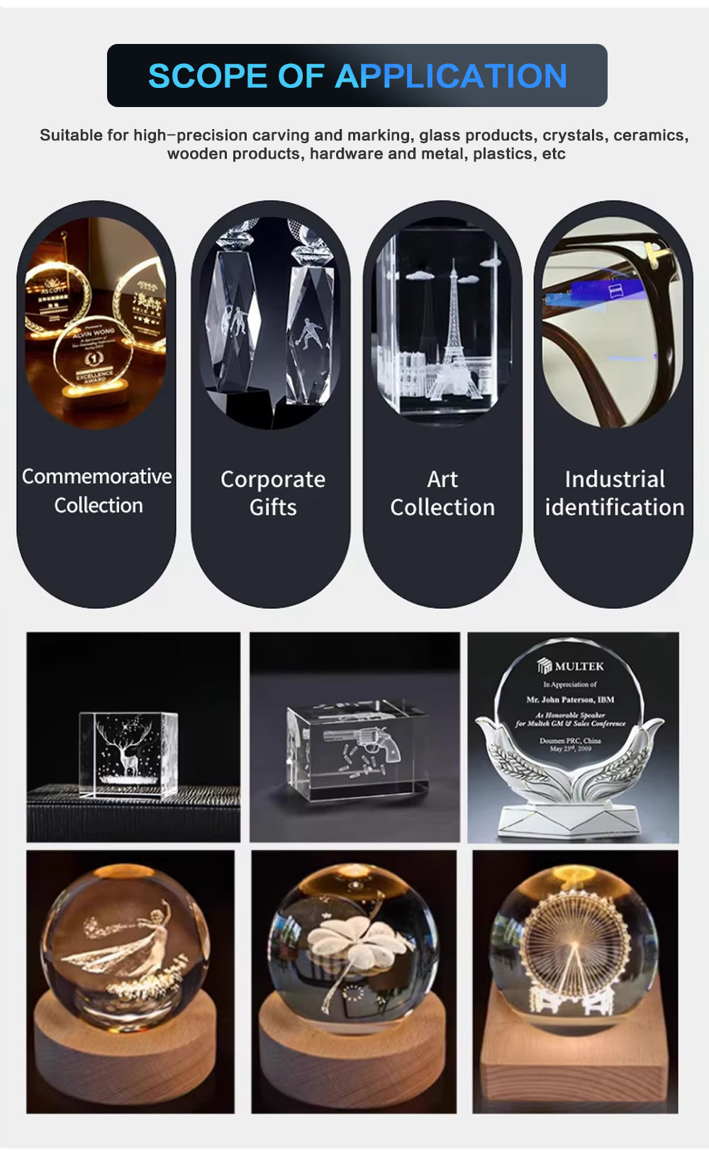 3D glass laser engraving machine