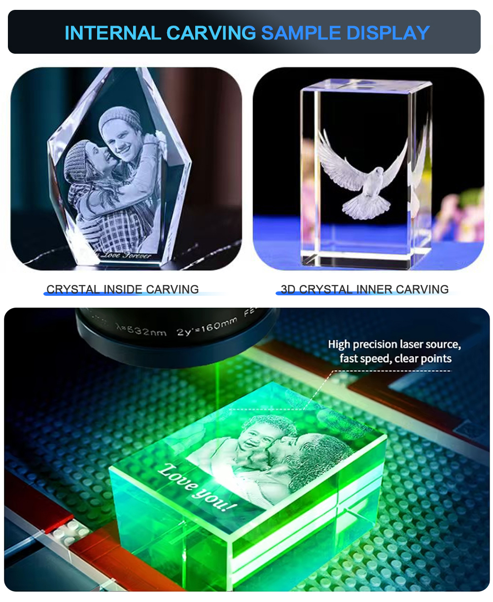 13D glass laser engraving machine