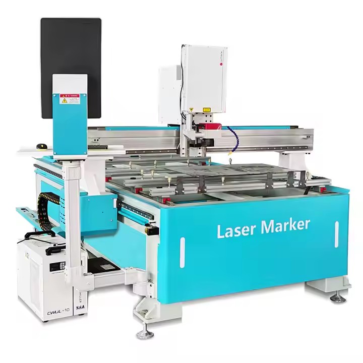 Fiber Laser Mirror Glass Sandblasting Frosting Drilling Marking Machine